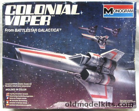 Monogram 1/24 Colonial Viper from Battlestar Galactica, 6027 plastic model kit